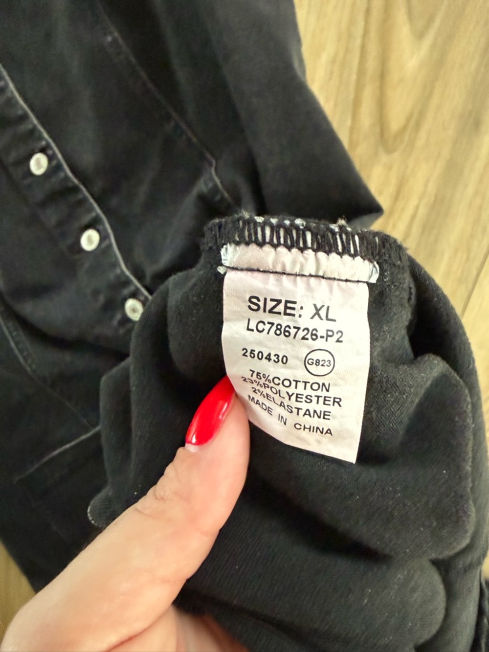 Denim Stretchy Dress - Picture 4 of 6